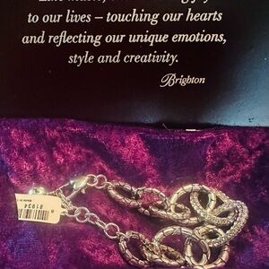 Retired NWT Brighton Pebble Pave Link Bracelet JB1752